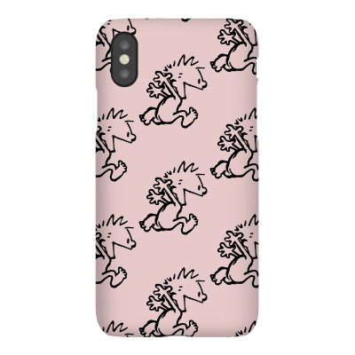Calvin & Hobbes Comic Running Naked Iphonex Case Designed By Andini