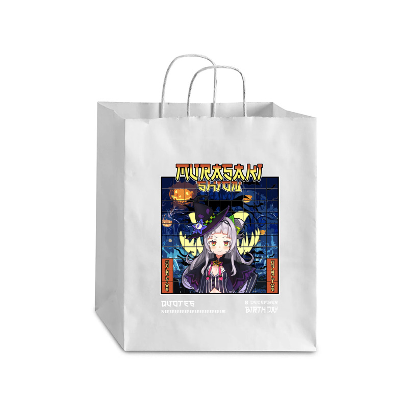 Hololive - Murasaki Shion Debie Paper Bag - 10 X 5 X 13 | Artistshot