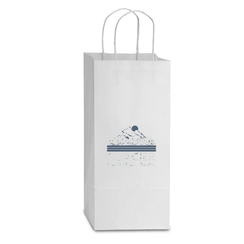 Glacier National Park Double Wine Paper Bag - 6 1/2 X 3 1/2 X 12 3/8 | Artistshot