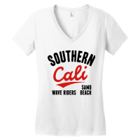 Southern California Wave Riders Women's V-neck T-shirt | Artistshot