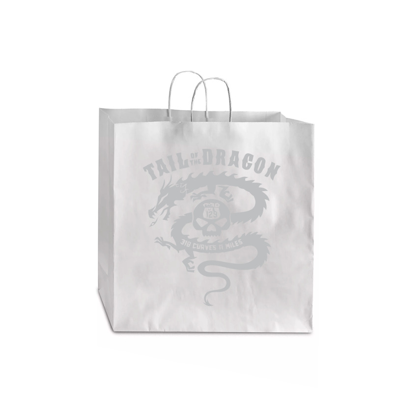 Tail Of The Dragon Jumbo Paper Bag - 18 X 7 X 18 3/4 | Artistshot