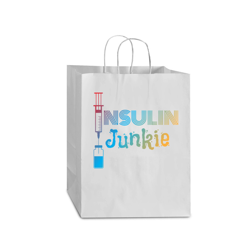 Insulin Junkie I Insulin Diabetics Sugar Patients Pullover Hoodie Mart Paper Bag -13 x 7 x 17 by tamkyfashions | Artistshot