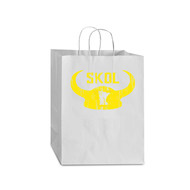 Skol Shirt Nordic Scandinavian Warrior Viking Helmet T Shirt Mart Paper Bag -13 X 7 X 17 | Artistshot