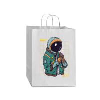 Astronaut Space Travel Retro Aesthetic Streetwear T Shirt Mart Paper Bag -13 X 7 X 17 | Artistshot