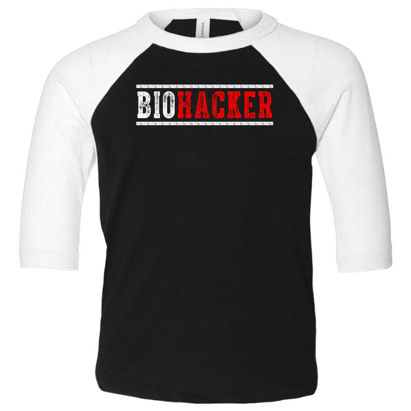 Biohacker Vintage Toddler 3/4 Sleeve Tee | Artistshot