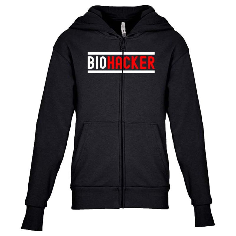 Biohacker Youth Zipper Hoodie | Artistshot