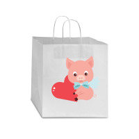 Guinea Pig Funny Star Paper Bag - 13 X 7 X 13 | Artistshot