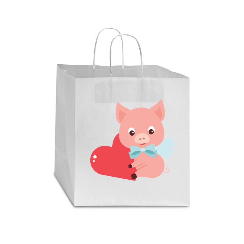 Guinea Pig Funny Star Paper Bag - 13 X 7 X 13 | Artistshot