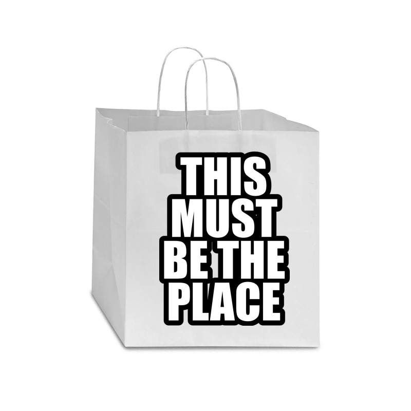 This Must Be Star Paper Bag - 13 x 7 x 13 by awesomebrand | Artistshot