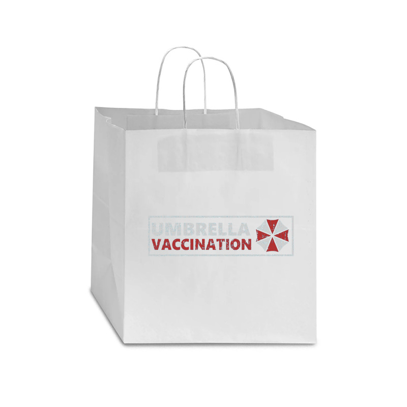 Umbrella Vaccination Star Paper Bag - 13 X 7 X 13 | Artistshot