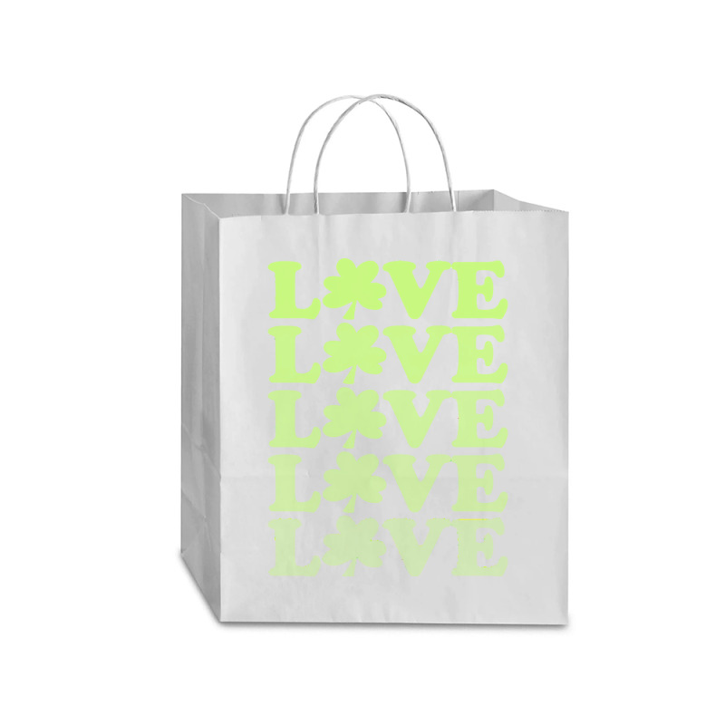 St Patrick Day Love T  Shirtst Patrick Day Love Traveler Paper Bag -13 X 6 X 15 3/4 | Artistshot