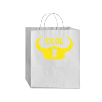 Skol Shirt Nordic Scandinavian Warrior Viking Helmet T Shirt Traveler Paper Bag -13 X 6 X 15 3/4 | Artistshot