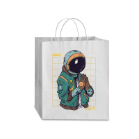 Astronaut Space Travel Retro Aesthetic Streetwear T Shirt Traveler Paper Bag -13 X 6 X 15 3/4 | Artistshot