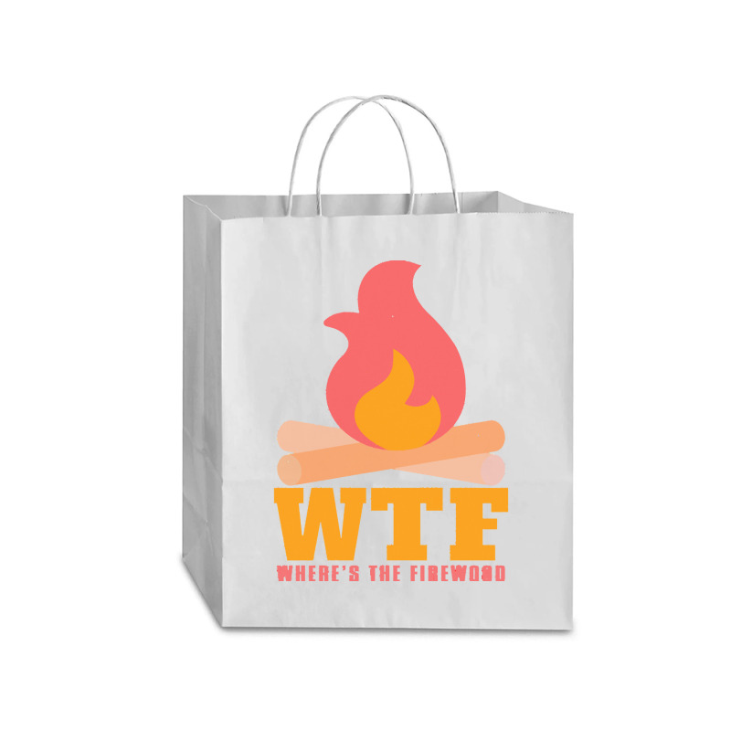 Camping T  Shirt Camp Camping Camper Campfire Campsite Hiking Gift T Traveler Paper Bag -13 X 6 X 15 3/4 | Artistshot