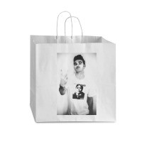 Morrissey Finger Flip [twhite] Vogue Paper Bag - 16 X 6 X 12 | Artistshot