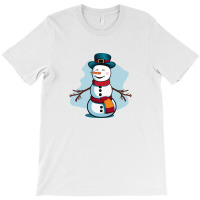 Happy Snowman T-shirt | Artistshot