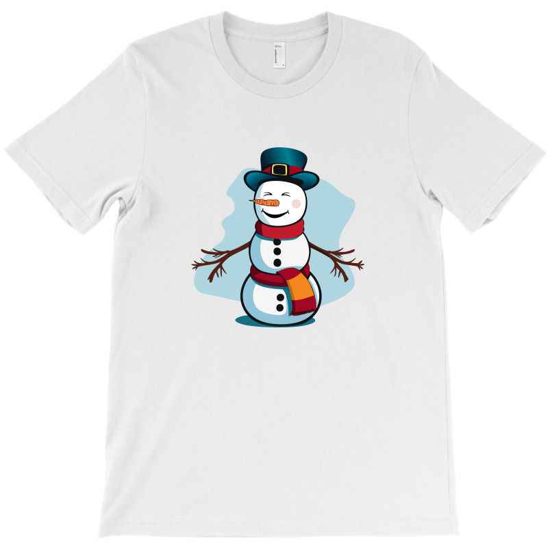 Happy Snowman T-Shirt by afographic | Artistshot