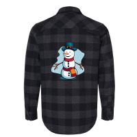 Happy Snowman Flannel Shirt | Artistshot