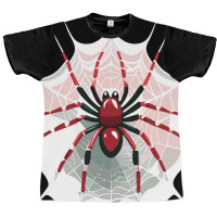 Red Wild Spider Object Graphic T-shirt | Artistshot