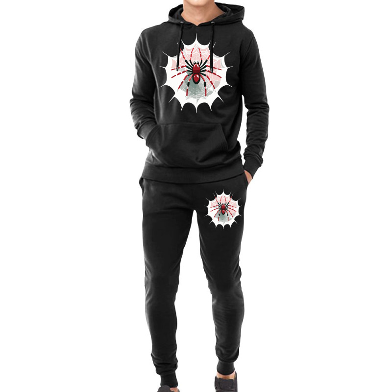 Red Wild Spider Object Hoodie & Jogger set by afographic | Artistshot