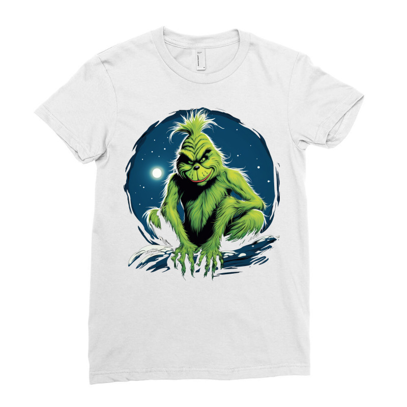 Grinch Ladies Fitted T-Shirt by Unal Design | Artistshot