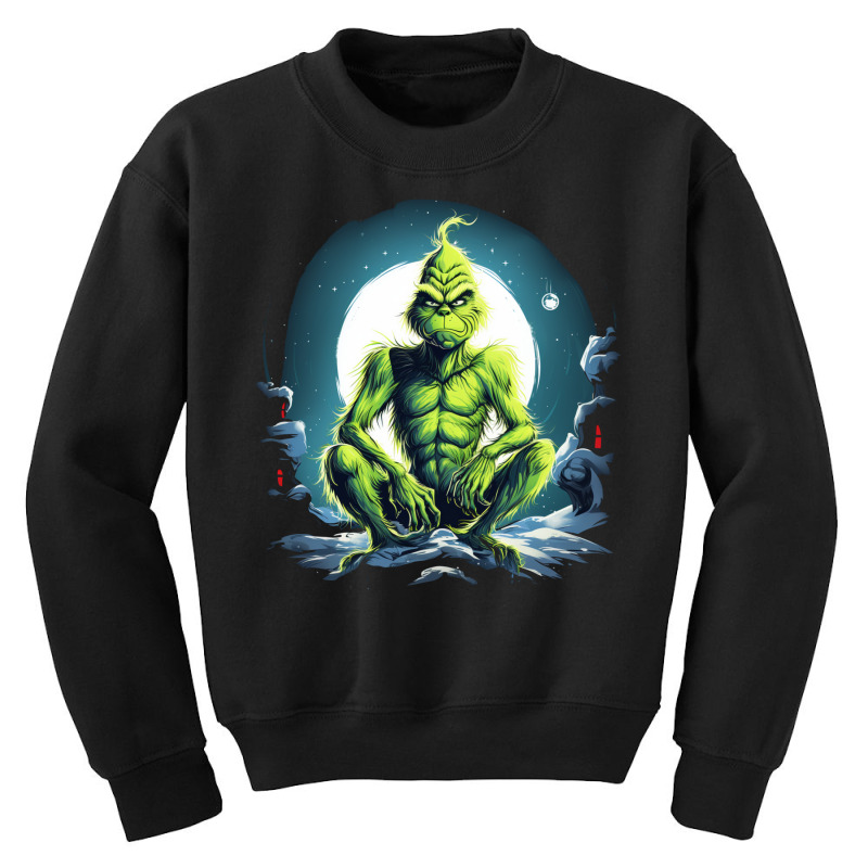 Grinch Youth Sweatshirt by Unal Design | Artistshot