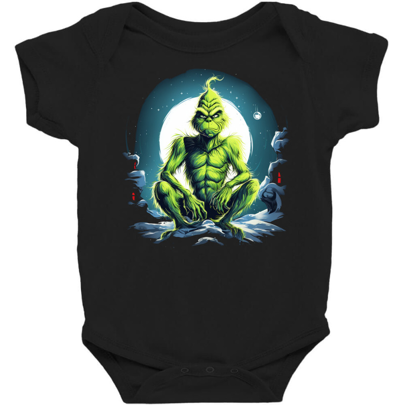 Grinch Baby Bodysuit by Unal Design | Artistshot