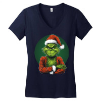 Grinch Women's V-neck T-shirt | Artistshot