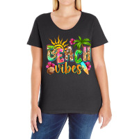 Beach Vibes Ladies Curvy T-shirt | Artistshot