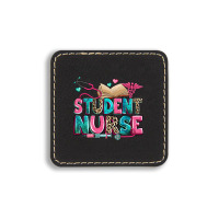 Student Nurse Square Leatherette Patch | Artistshot