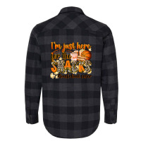 Im Just Here For The Snacks Basketball Sister Flannel Shirt | Artistshot