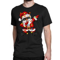 Afro Dabbing Santa Classic T-shirt | Artistshot