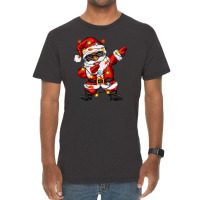 Afro Dabbing Santa Vintage T-shirt | Artistshot