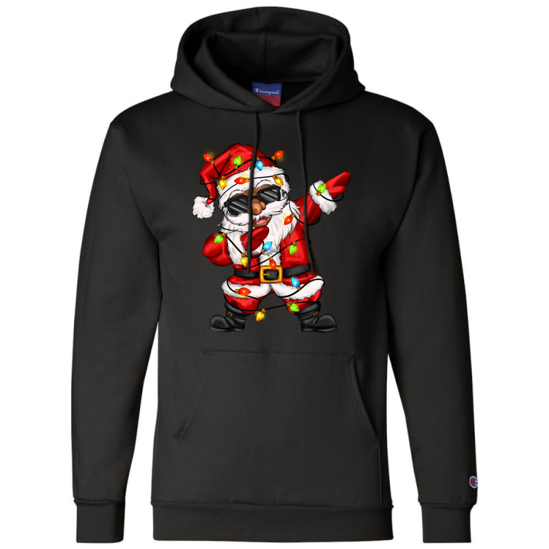 Afro Dabbing Santa Champion Hoodie | Artistshot