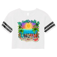 My Favorite Color Is Sunshine Scorecard Crop Tee | Artistshot