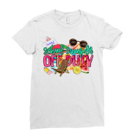 School Counselor Off Duty Ladies Fitted T-shirt | Artistshot