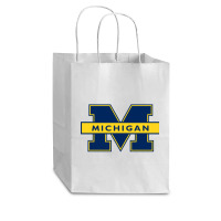 Michigan Cub Paper Bag - 8 X 4 1/2 X 10 1/4 | Artistshot