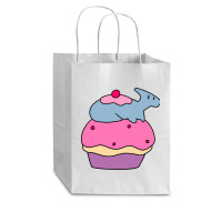 Hadrosaurus And Giant Cupcake Cub Paper Bag - 8 X 4 1/2 X 10 1/4 | Artistshot