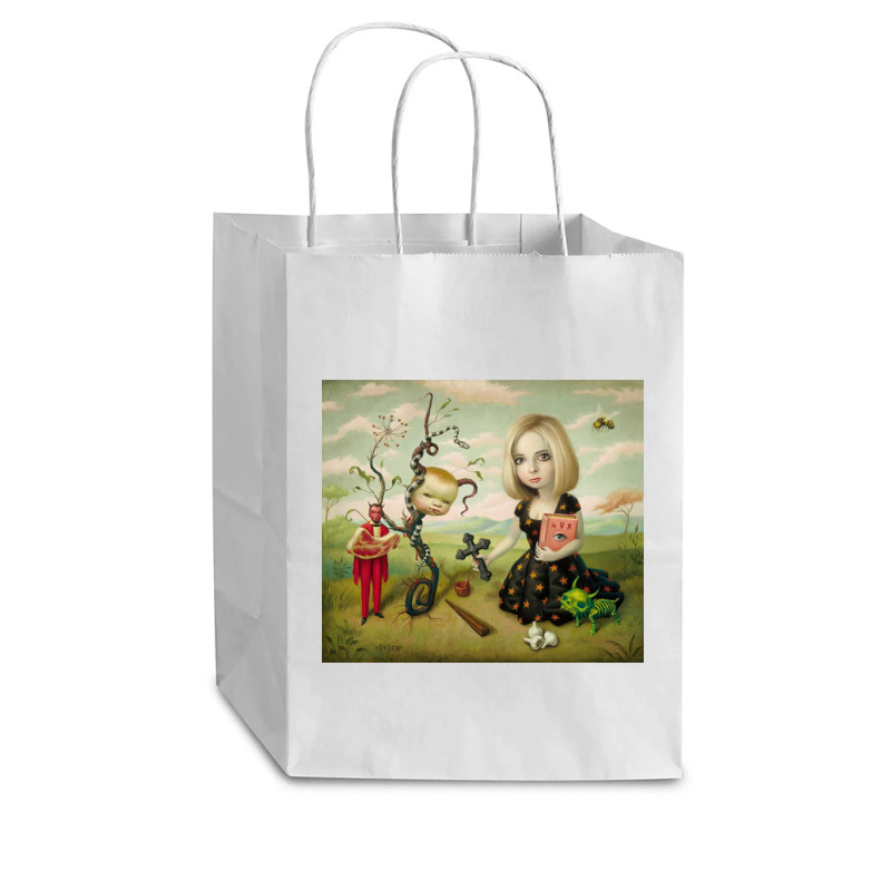 Mark Ryden - The Ghost Of Anton Chigurh Cub Paper Bag - 8 X 4 1/2 X 10 1/4 | Artistshot