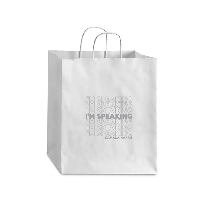 I'm Speaking Kamala Debie Paper Bag - 10 X 5 X 13 | Artistshot