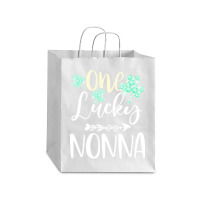 One Lucky Nonna Shamrock T  Shirt One Lucky Nonna Diamond Shamrock Pat Debie Paper Bag - 10 X 5 X 13 | Artistshot