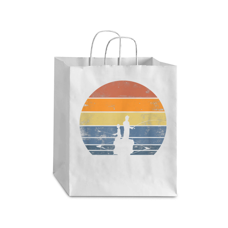 Father And Son Matching Shirts Fishing Partners Gift T Shirt Debie Paper Bag - 10 X 5 X 13 | Artistshot