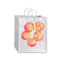 Tomato Wall Watercolor Debie Paper Bag - 10 X 5 X 13 | Artistshot