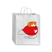 Red Balloon And Guinea Pig Debie Paper Bag - 10 X 5 X 13 | Artistshot