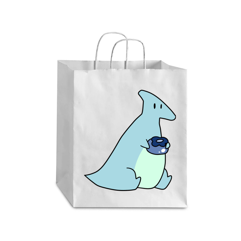 Blueberry Hadrosaurus Debie Paper Bag - 10 X 5 X 13 | Artistshot