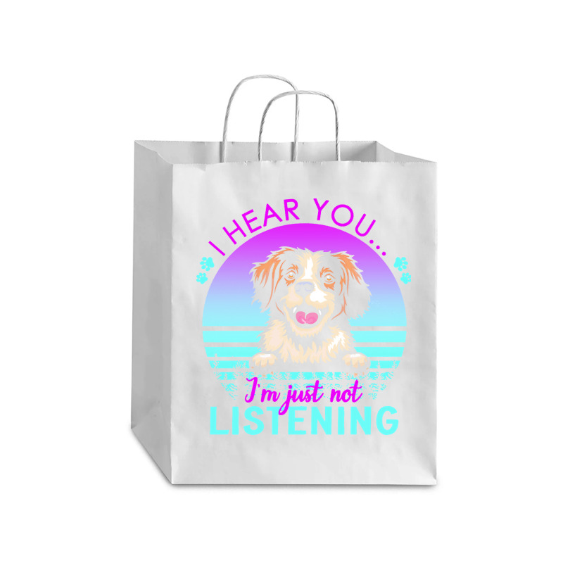 Brittany T  Shirt I Hear You I'm Just Not Listening Brittany Lover T Debie Paper Bag - 10 X 5 X 13 | Artistshot