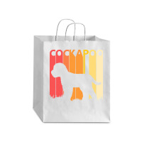 Cockapoo T  Shirt Vintage Cockapoo Dog T  Shirt Debie Paper Bag - 10 X 5 X 13 | Artistshot