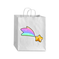 Golden Rainbow Shooting Star Debie Paper Bag - 10 X 5 X 13 | Artistshot