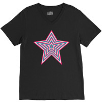 Pop Art T  Shirt Retro Star V-neck Tee | Artistshot