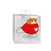 Red Balloon And Guinea Pig Jumbo Paper Bag - 18 X 7 X 18 3/4 | Artistshot